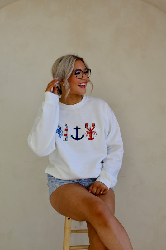 Nautical Coastal Sweatshirt